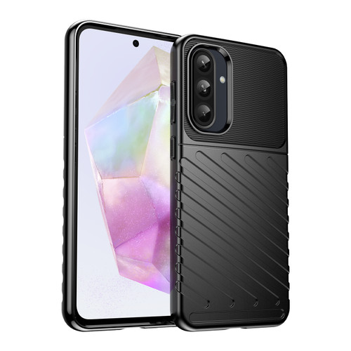 Samsung Galaxy A36 5G Thunderbolt Shockproof TPU Phone Case - Black